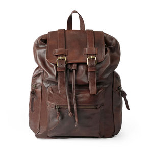 Zipper Compartments <b>Laptop</b> Pockets <b>Leather</b> <b>Backpacks</b> Latest Design Customized Low Price <b>Leather</b> Made <b>Backpacks</b> - Product Image 1