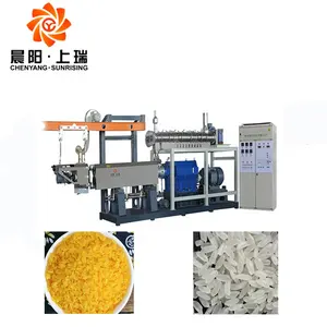 Garis lengkap untuk mesin pembuat beras buatan yang diperkuat jalur produksi beras instan
