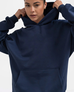 Sudadera con Capucha para Mujer de la Mejor Calidad, Servicio OEM al por Mayor, Logotipo Personalizado, Puños y Dobladillo Acanalados, Hombros Caídos y Bolsillo con Cordón - Product Image 6