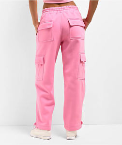 Nouveau design – Pantalon cargo ample et décontracté en coton vintage, taille mi-haute, jambe large, pour femme - Product Image 2