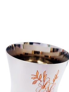 Stainless Steel Laser Print <b>Goblet</b> Glass Premium Drinking Glass for Water Milk Juice Soft Drinks - Product Image 6