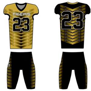Outerwear Sports Practice Custom Design Sublimation American Football Uniform Wholesale Custom Logo Printing American Uniforms - Product Image 2