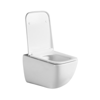 Offre Spéciale – Ensemble WC Suspendu Moderne pour Salle de Bain, Cuvette de Toilette en Céramique Blanche, Sanitaire Tornado