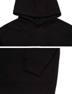 Sudadera con Capucha para Hombre, 100% Algodón Grueso, Ropa Urbana de Alta Calidad con Estampado de Líneas Negras, Hecho en Portugal, Denimes - Product Image 2