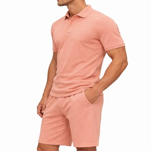 Ensemble polo et short pour homme, tenue décontractée en deux pièces pour l'été, tenue décontractée élégante, vêtements de sport confortables, tissu de qualité supérieure - Product Image 3