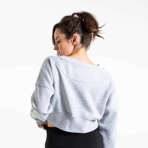 Sudaderas de Invierno para Mujer, Suaves, de Algodón y Felpa, al por Mayor, Proveedor de Ropa de Moda, Sudadera Gris Extra Grande para Mujer - Product Image 4