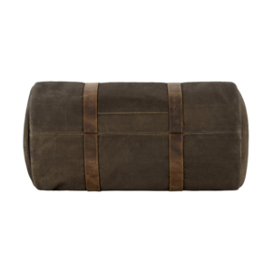 Vintage Waxed Canvas & Crazy Horse Leather Travel Duffel <b>Bag</b> Large Capacity Weekend <b>Overnight</b> <b>Bag</b> Custom Gym Business Travel Lug - Product Image 3