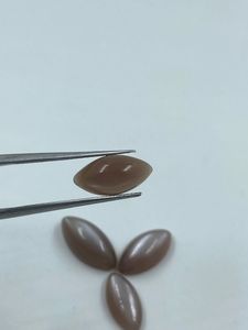 Natural Brown Colour Moonstone <b>Top</b> Quality <b>Crystal</b> Stone 15.84Carat 4Pcs High Quality for Jewelry Making - Product Image 3