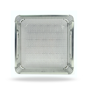 Half Size Sterilization <b>Basket</b> With Lid Stainless Steel Surgical Instrument Tray Medical Autoclave <b>Storage</b> <b>Basket</b> - Product Image 1