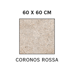 Coronos Rossa Porcelain Tiles 60x60 Cm <b>Matte</b> Finish Stone Imitation Interior <b>Floor</b> Wall Tiles - Product Image 1