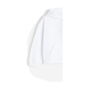 เสื้อฮู้ดลำลองสำหรับผู้หญิง ฤดูหนาว กันลม ระบายอากาศได้ดี เป็นมิตรกับสิ่งแวดล้อม ทรงโอเวอร์ไซส์ สีพื้น โลโก้ด้านหน้า บริการ OEM สีเข้ม - Product Image 6