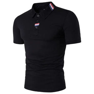 Camiseta de Manga Corta para Hombre de la Mejor Calidad, Estampada, de Color Sólido, Informal, Personalizable, con Nuevo Diseño, Tipo Polo - Product Image 2