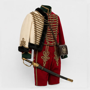 Uniforme de dragonneur sur mesure, respirant, léger, écologique, personnalisable, avec coutures détaillées et design durable pour musée - Product Image 5