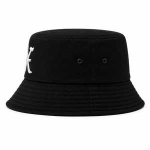 Bob en coton noir personnalisé avec logo X brodé en 3D – Design unisexe premium pour la pêche et le style Hip Hop - Product Image 4