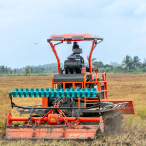 รถแทรกเตอร์ตีนตะขาบยาง HOGICO HG-80VN รุ่นใหม่ เครื่องยนต์ทรงพลัง 80 แรงม้า ระบบขับเคลื่อน 2 ล้อ  ประสิทธิภาพสูง ทนทาน พร้อมลูกปืนสำหรับงานเกษตร - Product Image 5
