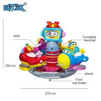 Offre Spéciale 4 sièges électrique Mini Kids Ride Avion Fun Flight Kiddie Ride