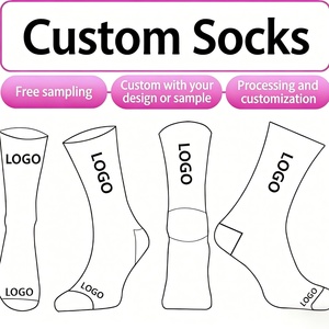 Basketball Custom Crew <b>Socks</b> Personalized Logo For <b>Training</b> Games - Product Image 5