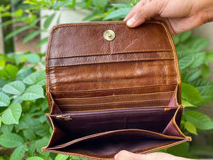 Crunch <b>Leather</b> Clutch <b>Wallet</b> Stylish Multi Uses Purse Hot Selling Clutch Custom Logo Clutch <b>for</b> <b>Women</b> - Product Image 6