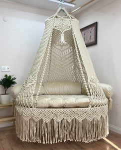 <b>Macrame</b> Rocking Chair,<b>Macrame</b> Round Chair,<b>Macrame</b> Patio Swing ,<b>Macrame</b> Double SwingBest Selling <b>Macrame</b> Hammock - Product Image 1