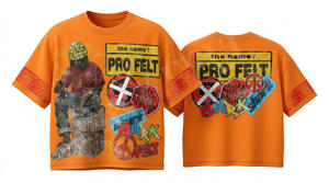 T-shirts Oversize Décontractés d'Été pour Hommes en Coton Épais Respirant 100% Coton Style Hip Hop à Manches Courtes, Tissu 300g, Service OEM ODM - Product Image 5