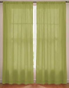 Rideau sur mesure 100 % coton à passe-tringles, couleur unie, style bohème, occultation élevée (70%-90%), anti-poussière, toutes saisons - Product Image 2