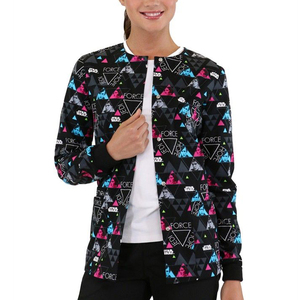 Chaquetas de Enfermería Quirúrgicas Lavables de Poliéster y Spandex de Primera Calidad, Uniformes Médicos para Enfermeras y Doctoras con Estampado - Product Image 3