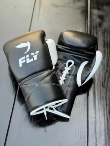 Guantes de Boxeo Fly Superlace de Cuero Premium, Set de Protección para Cabeza, Protector Inguinal, Protector de Pene, para Sparring Profesional y Kick Boxing - Product Image 4