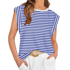 Tank <b>Top</b> Export Women's Solid Color Cotton Comfortable Sleeveless Casual Shirt Soft Breathable Lightweight Summer <b>Top</b> for Women - Product Image 6