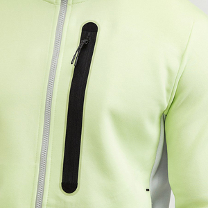 Ensemble de survêtement unisexe d'hiver de haute qualité, coupe oversize, à capuche, manches longues, deux pièces, en molleton technique teint respirant, pour le football, vente en gros - Product Image 5