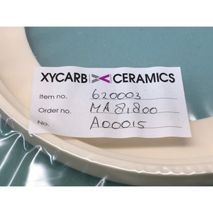 XYCARB <b>CERAMICS</b> 620003 <b>CERAMIC</b> FOCUS <b>RING</b> D-SHAPE - Trusted Global Legacy Semiconductor Equipment and Parts at - Product Image 1