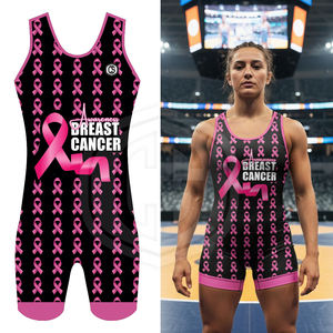 Custom Sublimation Wrestling & Weightlifting Singlet | Unisex Stretch <b>Compression</b> Martial Arts Training Wear with Logo - Product Image 1