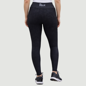 Mallas de alto rendimiento con textura y cintura alta para ciclismo - Product Image 1