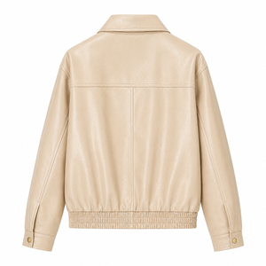 <b>Women</b> Oversized Bomber <b>Jacket</b> Loose Fit Full Zip Streetwear Outerwear Woven <b>Lightweight</b> Casual Fashion <b>Jacket</b> Soft - Product Image 2