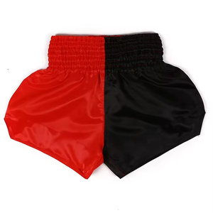 Wholesale Custom <b>Black</b> Muay Thai Shorts Fight MMA Boxing New Arrival <b>Men's</b> Soft Wear Sports Shorts Solid Quick Dry - Product Image 2