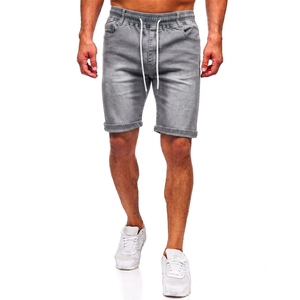 Shorts en jean pour hommes de haute qualité, shorts en denim pour hommes, pantalons courts pour hommes, jeans jeunes, coupe slim, respirant, léger, design personnalisé - Product Image 1