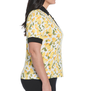 Chemise décontractée d'été pour femme à manches courtes en mélange polyester/coton, infroissable, respirante, en tissu tricoté, personnalisable OEM ODM - Product Image 2