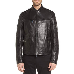 Chaqueta de Cuero de Talla Grande para Hombre, Chaqueta de Cuero para Uso en Exteriores, Chaqueta de Cuero con Cuello Alto - Product Image 2