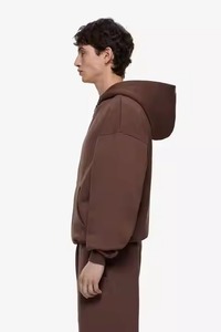 Tracksuits Breathable Fabric Solid Pattern Jogging Casual Street Wear for Winter Wholesale Hot Selling Men's Hooded Zipper - Product Image 3