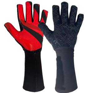 Gants de gardien de but en latex avec logo personnalisé, pour adultes et enfants, entraînement de gardien de but, forte adhérence, antidérapants, respirants, fermeture à boucle et crochet - Product Image 4