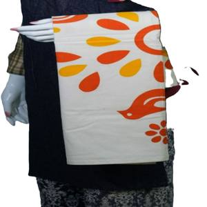 Belle et durable serviette de cuisine en coton biologique, imprimée sur mesure, jetable, écologique, tissée, à motif floral - Product Image 4