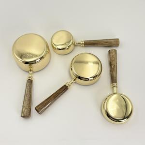 Nuevas Tazas Medidoras de Acero Inoxidable con Recubrimiento PVD Dorado Hechas a Mano, Hermosas Herramientas de Medición de Acero Inoxidable - Product Image 5