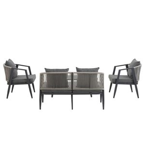 Conjunto de Muebles de Jardín U_STYLE, Asientos Duraderos y Cómodos para Patios, Céspedes y Piscinas - Product Image 5
