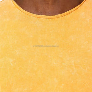 Camisetas de Hombre con Lavado Ácido y Logotipo Personalizado, Nuevo Estilo Moderno, Camiseta con Lavado Ácido para Hombre - Product Image 5