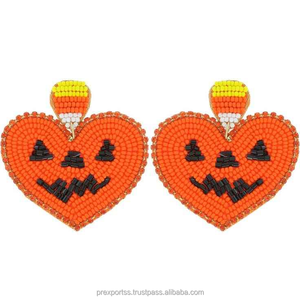 ต่างหูแบบห้อยลายธงชาติ ทำมือ ลายดาว ดอกไม้ สีแดง ขาว น้ำเงิน สไตล์โบฮีเมียน เครื่องประดับสำหรับทุกเพศ ของขวัญ ขนาดสั่งทำได้ - Product Image 3