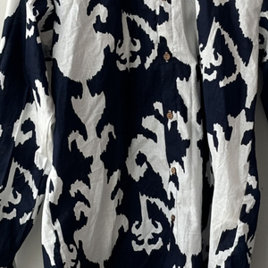 Camisa Casual con Estampado Floral para Mujer, Hecha a Mano con Tela de Algodón Suave, Cuello con Botones, Transpirable, para Verano, Roja y Blanca, en Oferta - Product Image 6