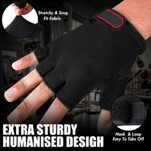 Gants de fitness pour hommes et femmes, pour la musculation, l'entraînement en salle de sport, avec tissu respirant, anti-transpiration et forte adhérence - Product Image 6