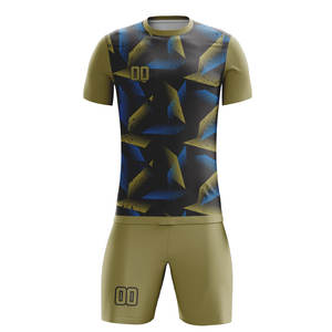 Maillot de football respirant à séchage rapide, uniforme classique, prix abordable, tenue de sport, ensemble de survêtement d'entraînement, vente en gros - Product Image 3