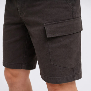 Shorts de sport décontractés pour hommes en coton 220g, séchage rapide, respirants, personnalisables (couleurs et logo) – Grande quantité - Product Image 2