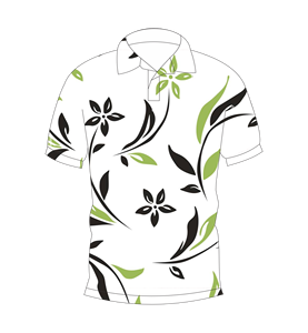 Men’s <b>White</b> Abstract Floral Print <b>Polo</b> Shirt Casual Short Sleeve Summer Collared Golf T Shirt Fashion Top - Product Image 4