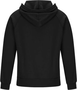 Sweat-shirt à capuche noir pour homme, de qualité supérieure, à fermeture éclair courte, couleur unie, chaud et confortable - Product Image 4